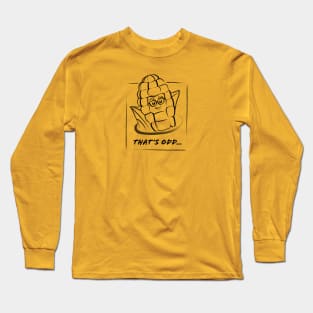 That’s Odd - Mayor Fleck Outline Sketch Long Sleeve T-Shirt